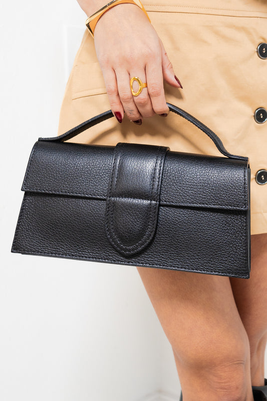 German Fuentes Italian Leather Satchel Bag