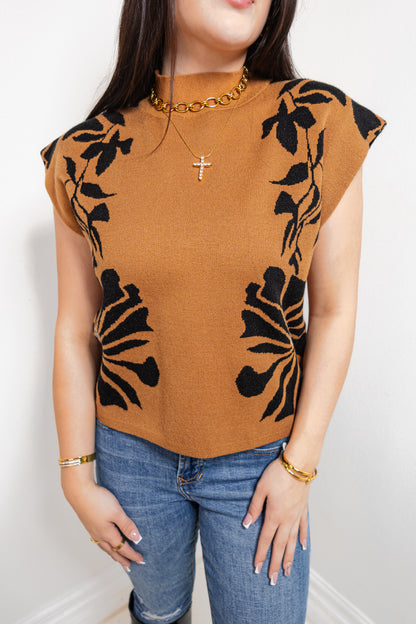 Marigold Muse Floral Pullover Top