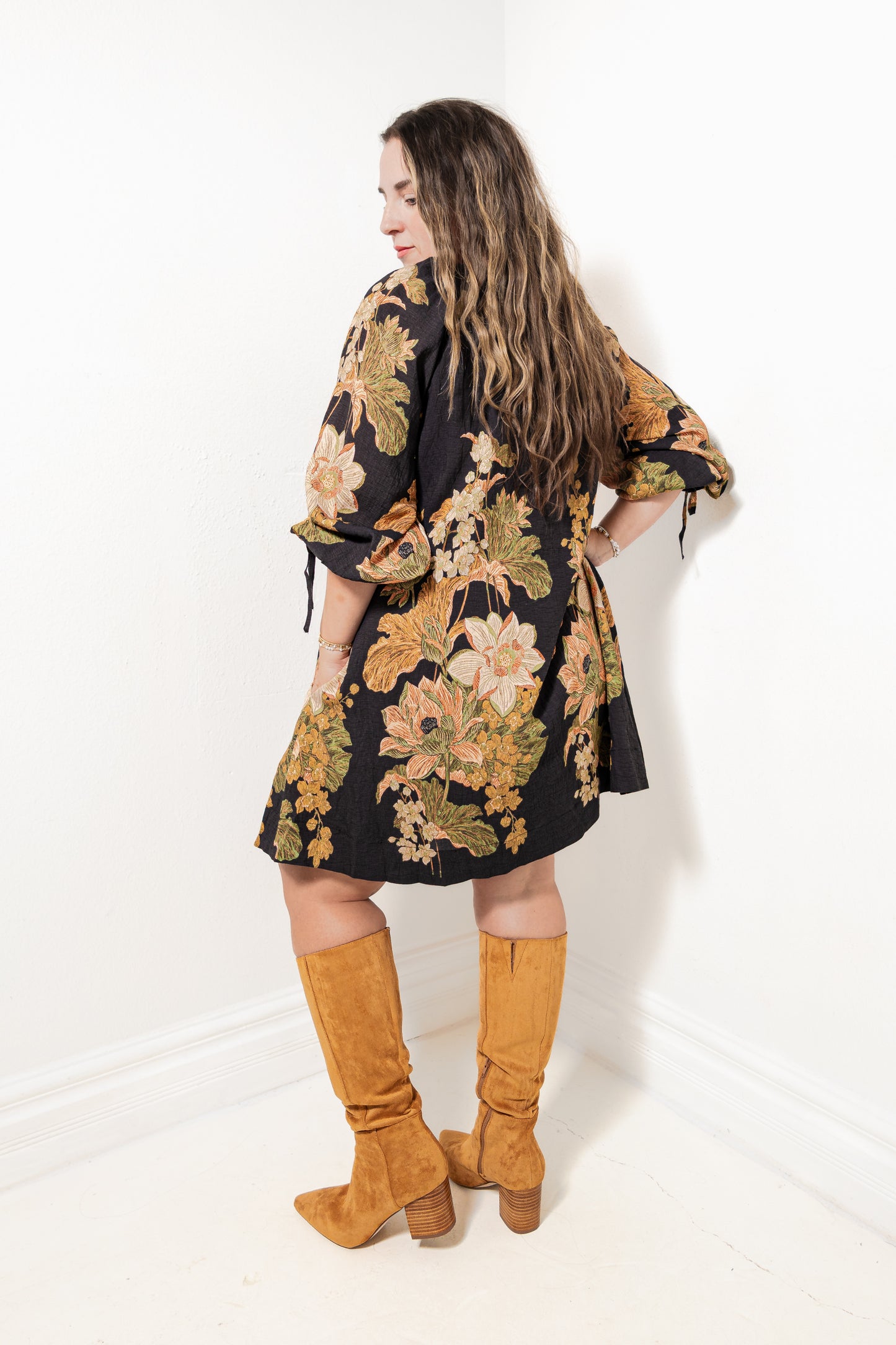 Midnight Heirloom Tunic Dress