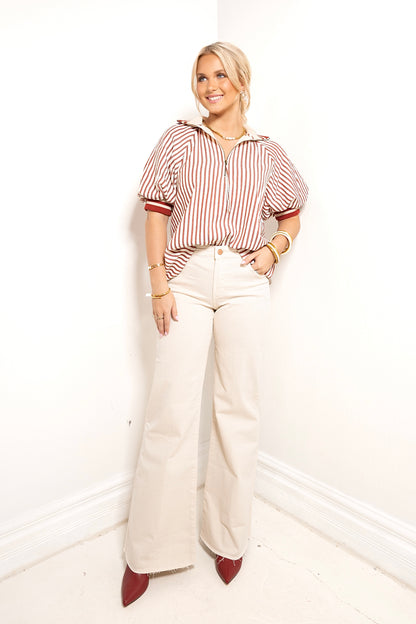 Midtown Muse Stripe Top