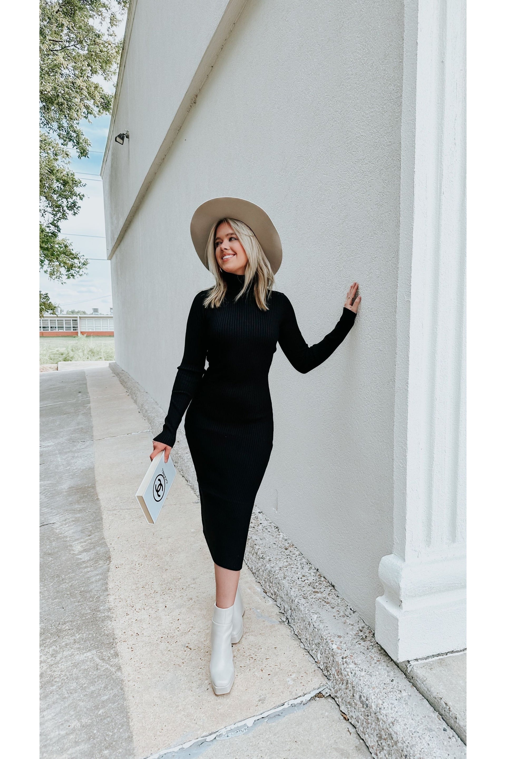 clutch for navy blue dress Yasmine Ruched Long Sleeve Maxi Dress