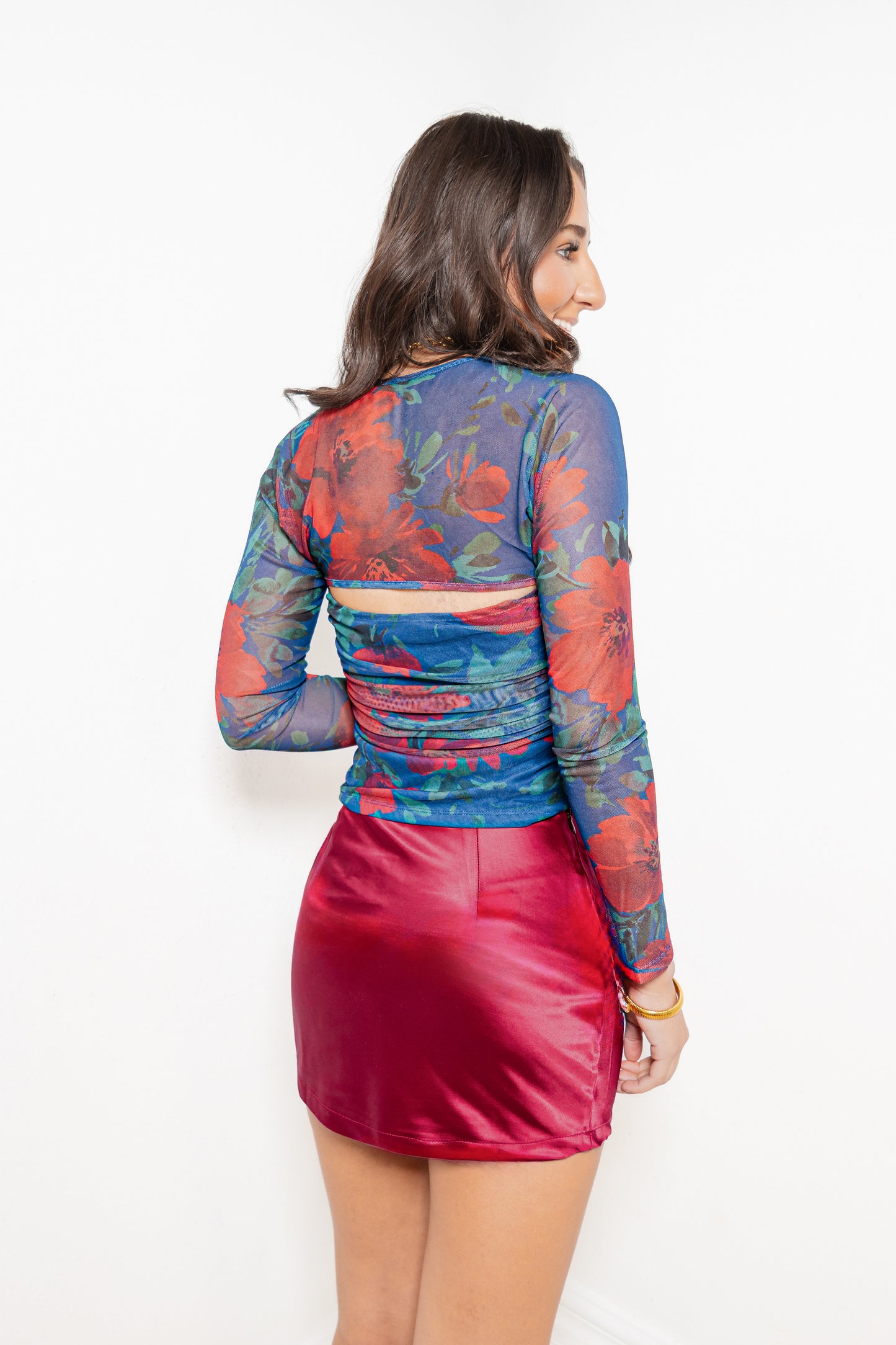 Gifted Glam Bow Front Skirt