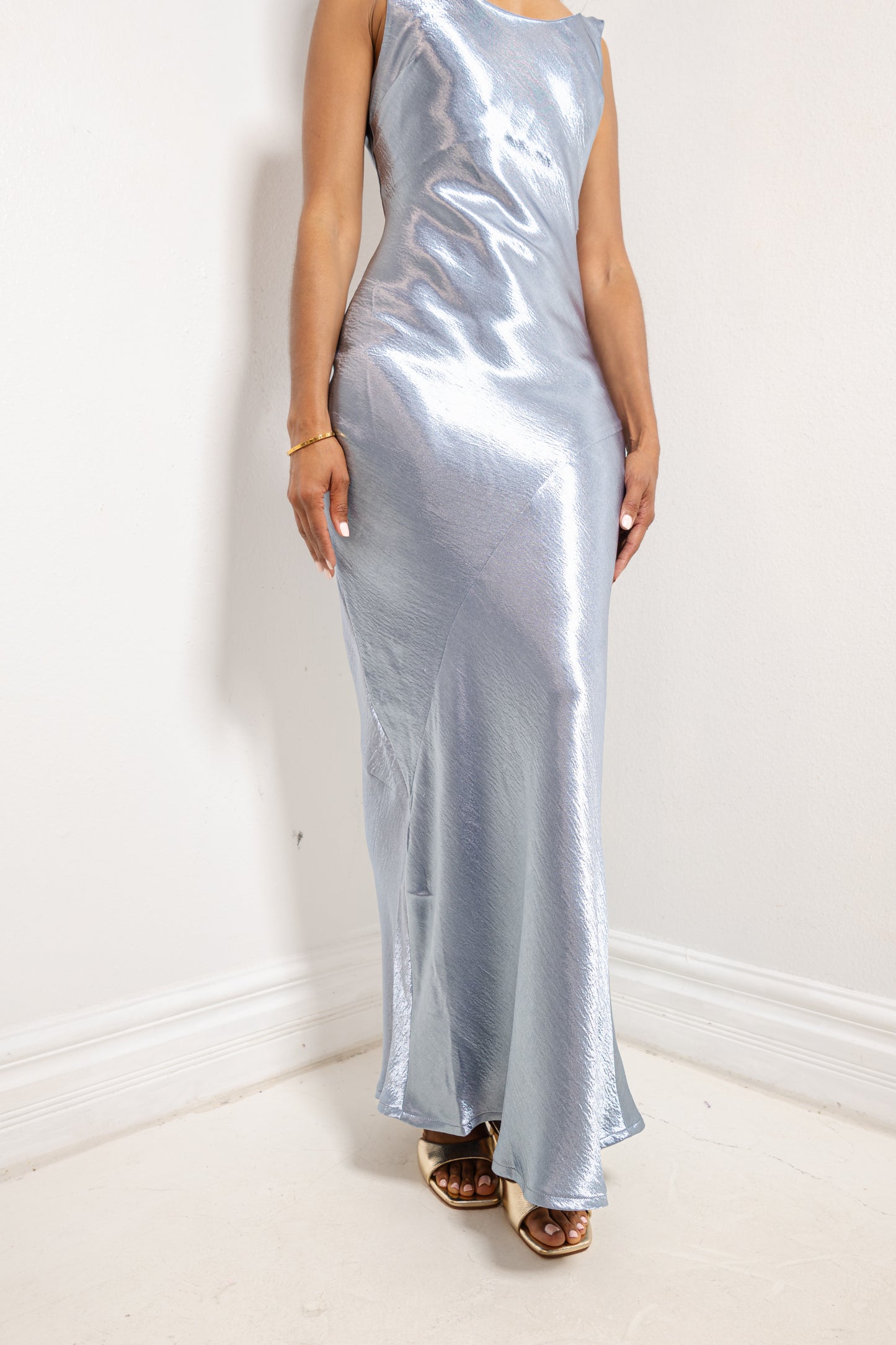 Ocean's Kiss Backless Maxi Dress