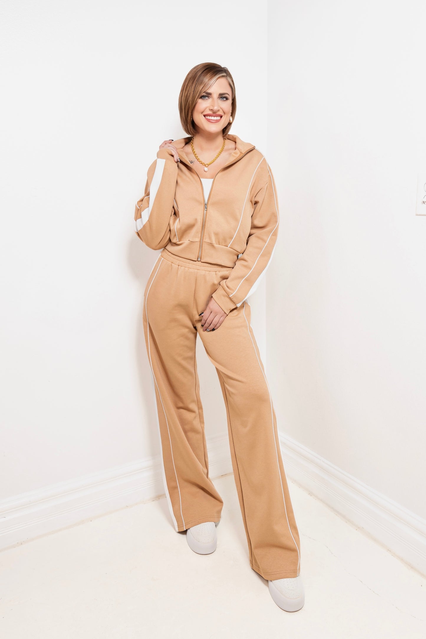 Off-Duty Luxe Pullover & Pant Set