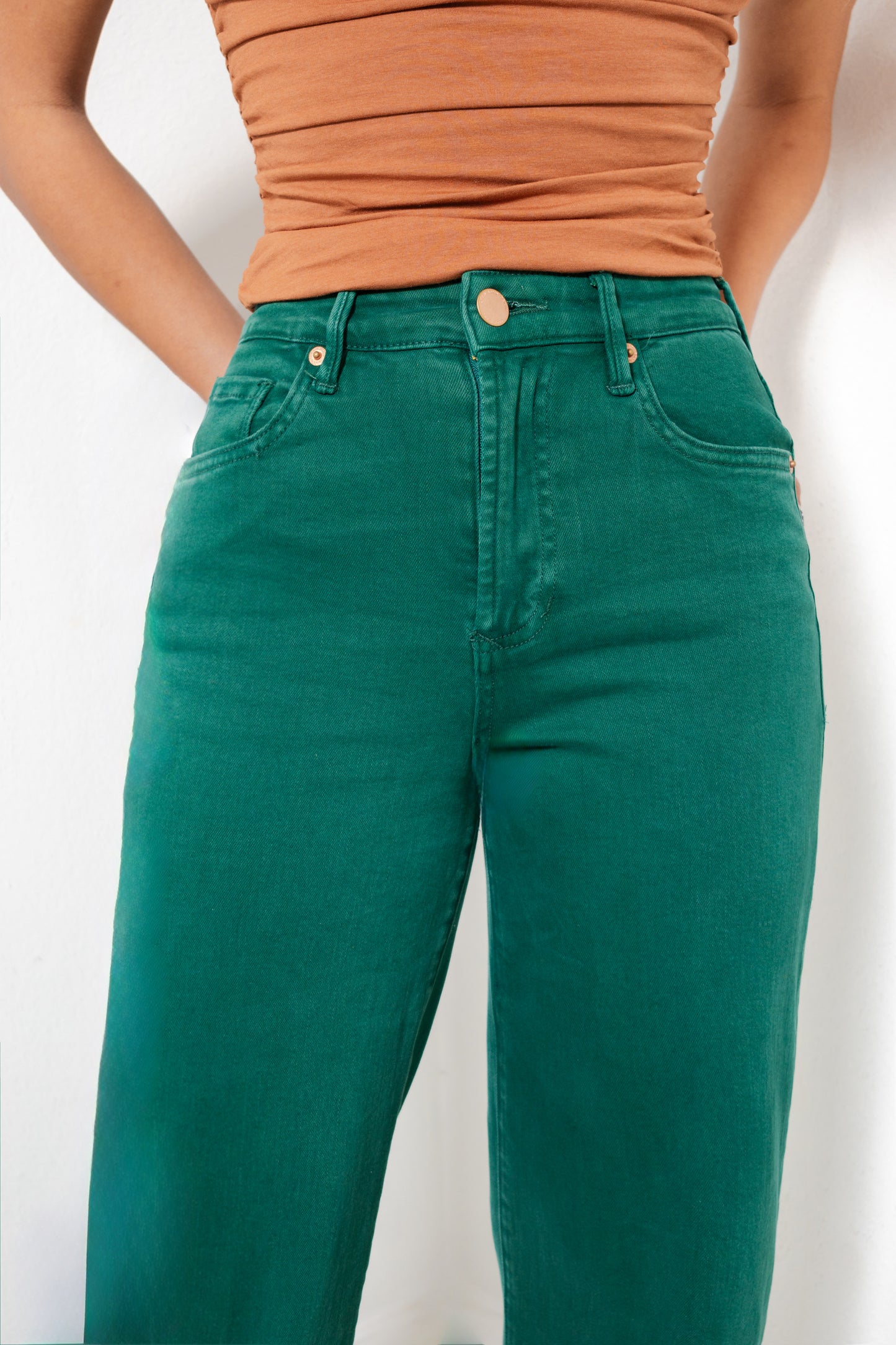 Dear John Fiona Rainforest Wide Leg Jeans