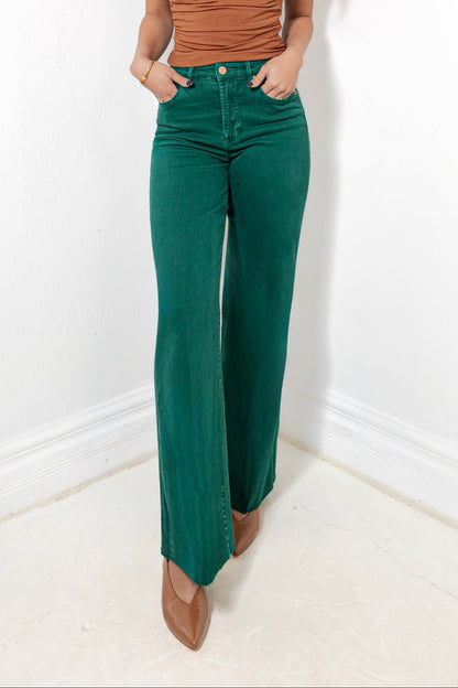 Dear John Fiona Rainforest Wide Leg Jeans