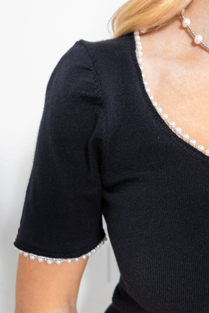 Pearl Darling Sweater Top