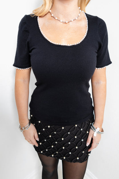Pearl Darling Sweater Top