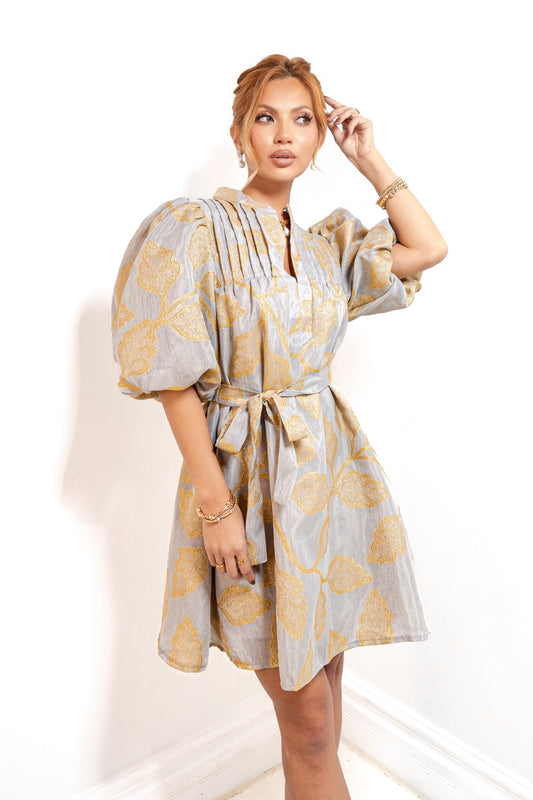 Petals & Poetry Pleated Dress