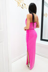 Pink Rhinestone Cowl Neck Top-Tops-KCoutureBoutique, women's boutique in Bossier City, Louisiana