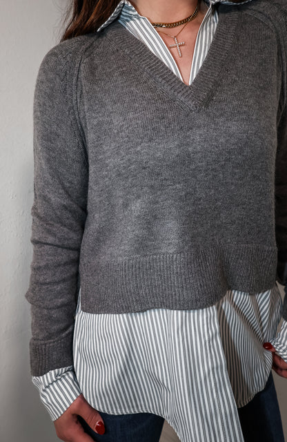 Elan Prep in Layers Sweater Top