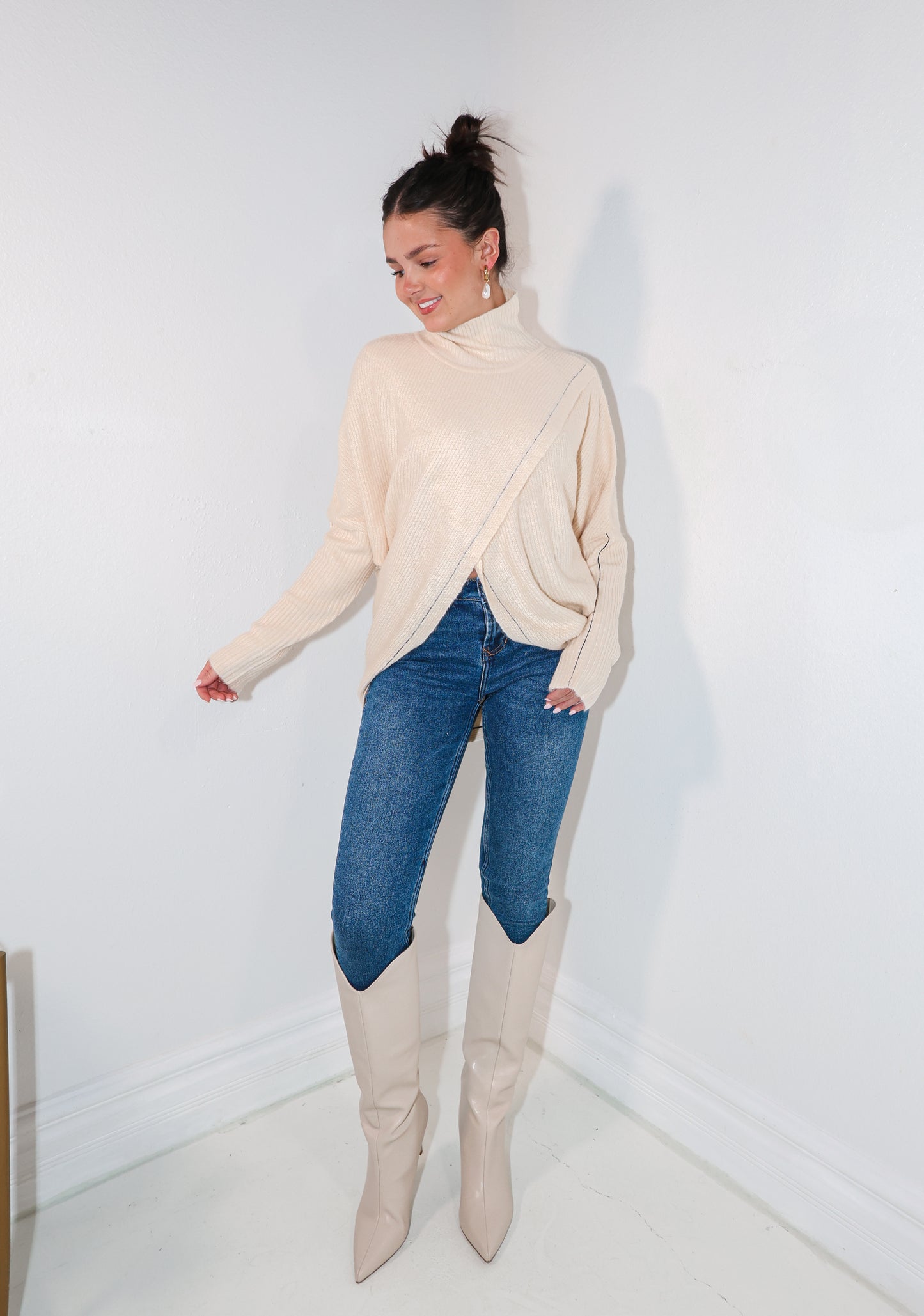 Elan Cozy Crossroads Turtleneck