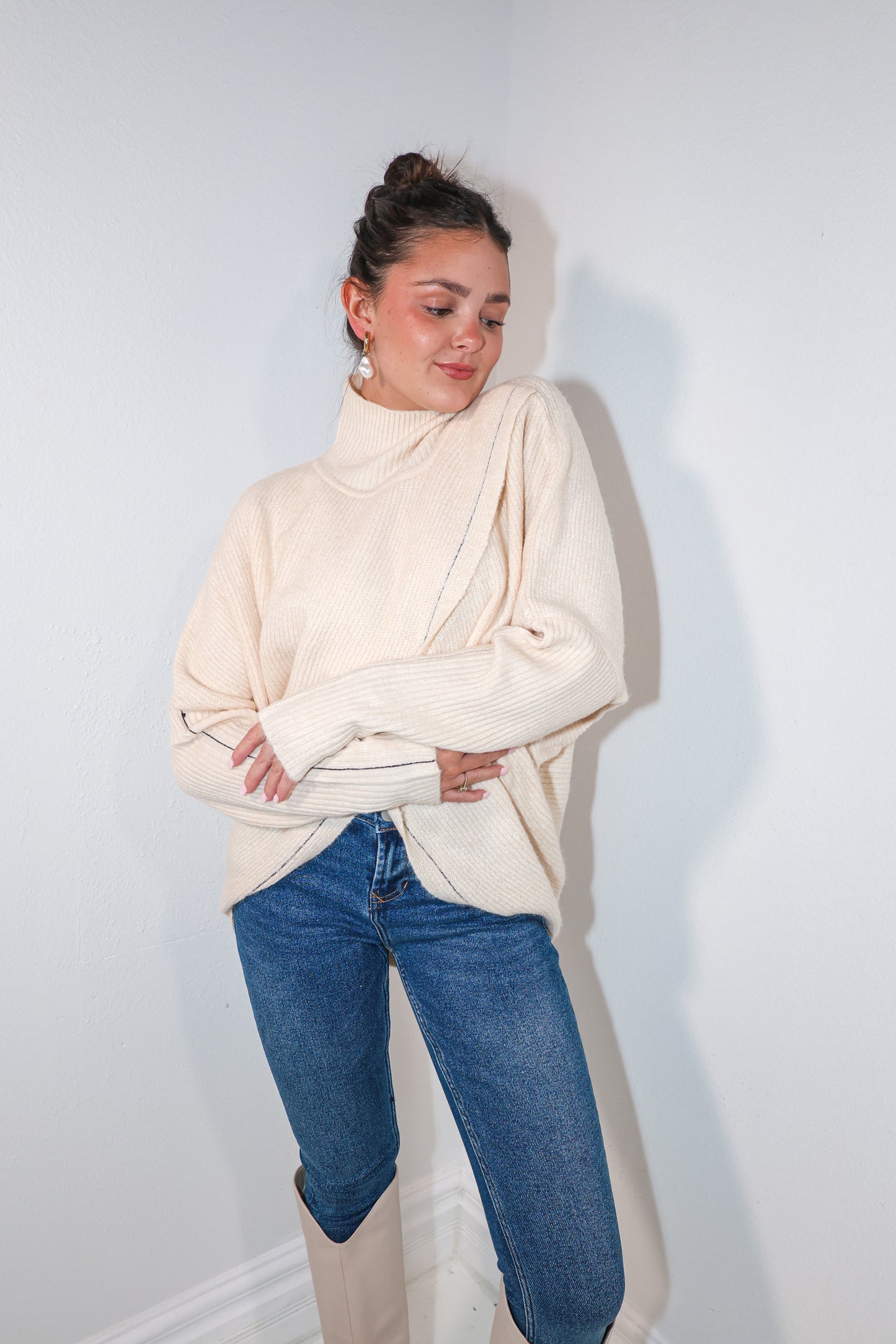 Elan Cozy Crossroads Turtleneck