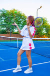 Queen Of Neon Pink Tennis Skort-Apparel & Accessories-KCoutureBoutique, women's boutique in Bossier City, Louisiana