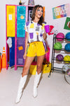 Queen of Sparkles Purple & Yellow Tailgate Queen-Tops-KCoutureBoutique, women's boutique in Bossier City, Louisiana