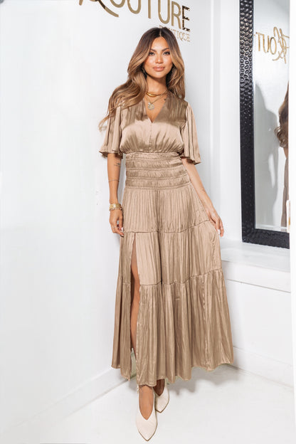 Reset Samantha Satin Maxi Dress