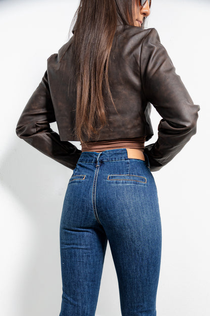 Rodeo Smoke Cropped Jacket