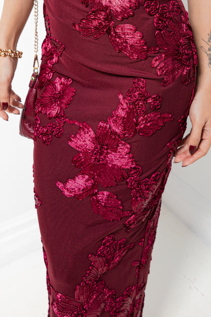 Rose Reverie Maxi Dress