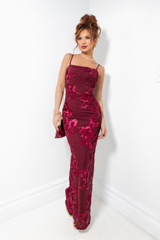 Rose Reverie Maxi Dress