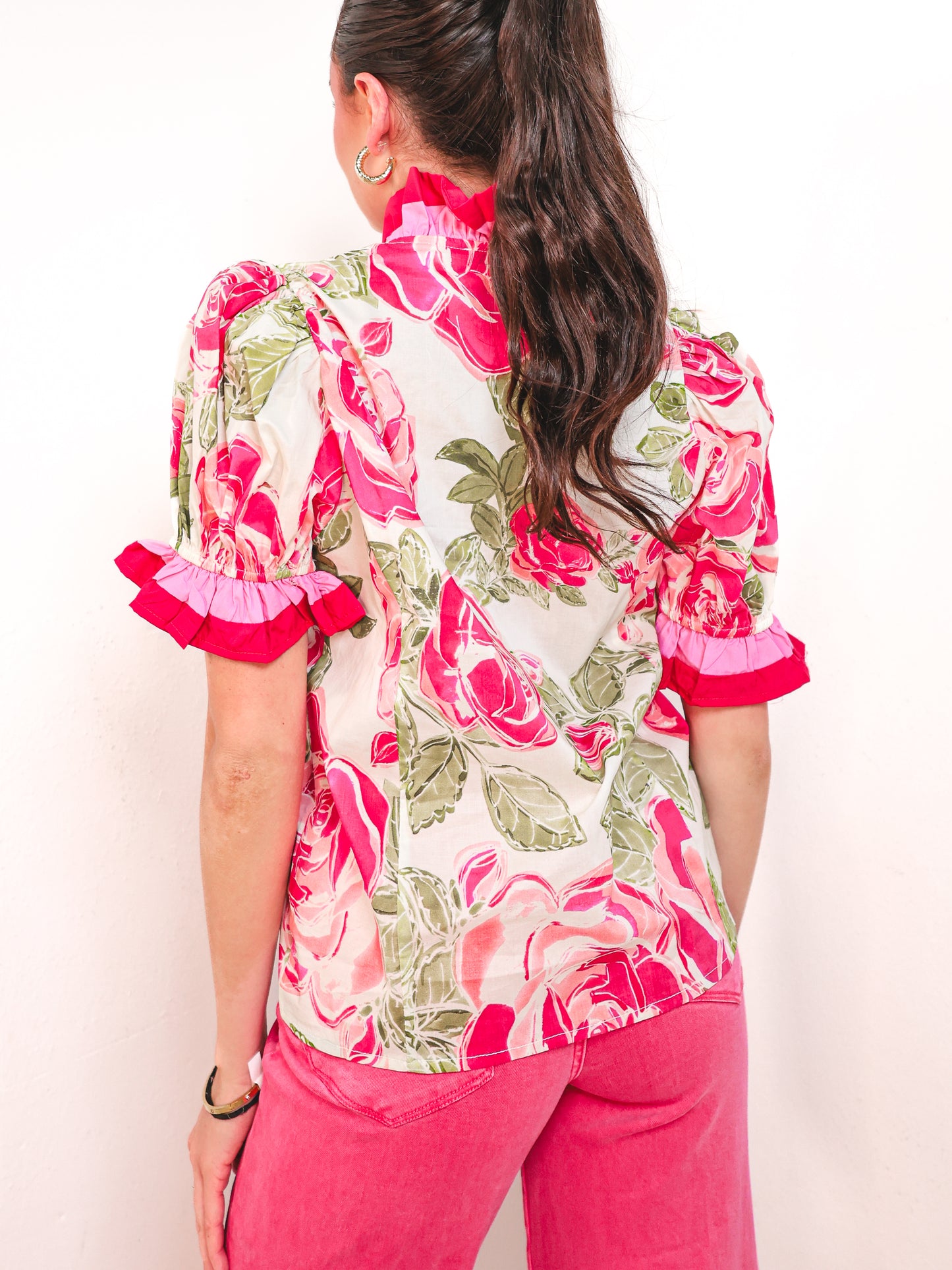 Rose Revival V-Neck Top