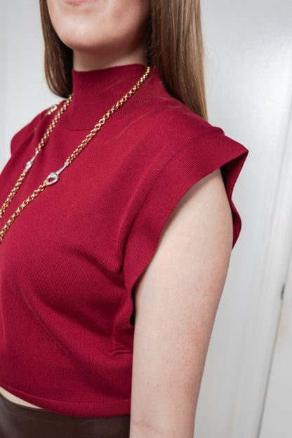 Rouge Room Mock Neck Top