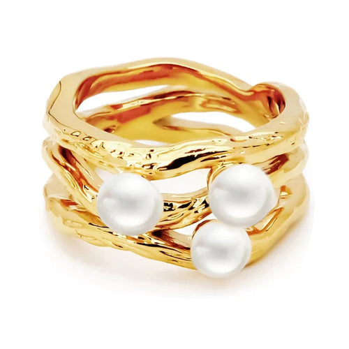 Sahira Sonora Pearl Ring-Rings-KCoutureBoutique, women's boutique in Bossier City, Louisiana