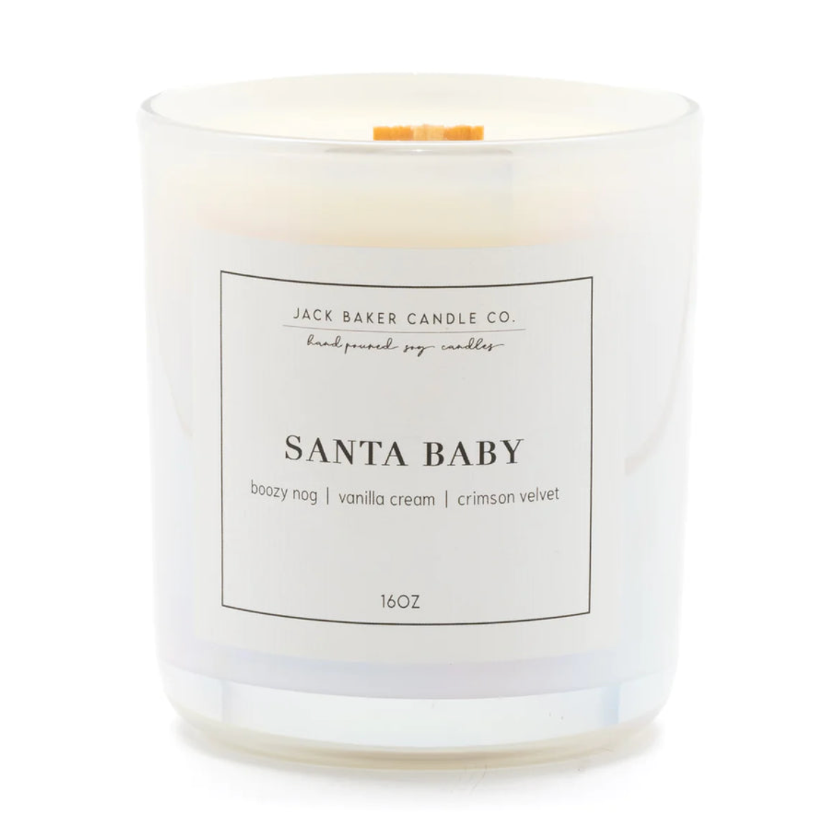 Jack Baker Jar Candle 16oz "Santa Baby''