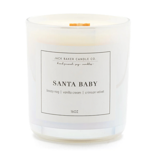 Jack Baker Jar Candle 16oz "Santa Baby''