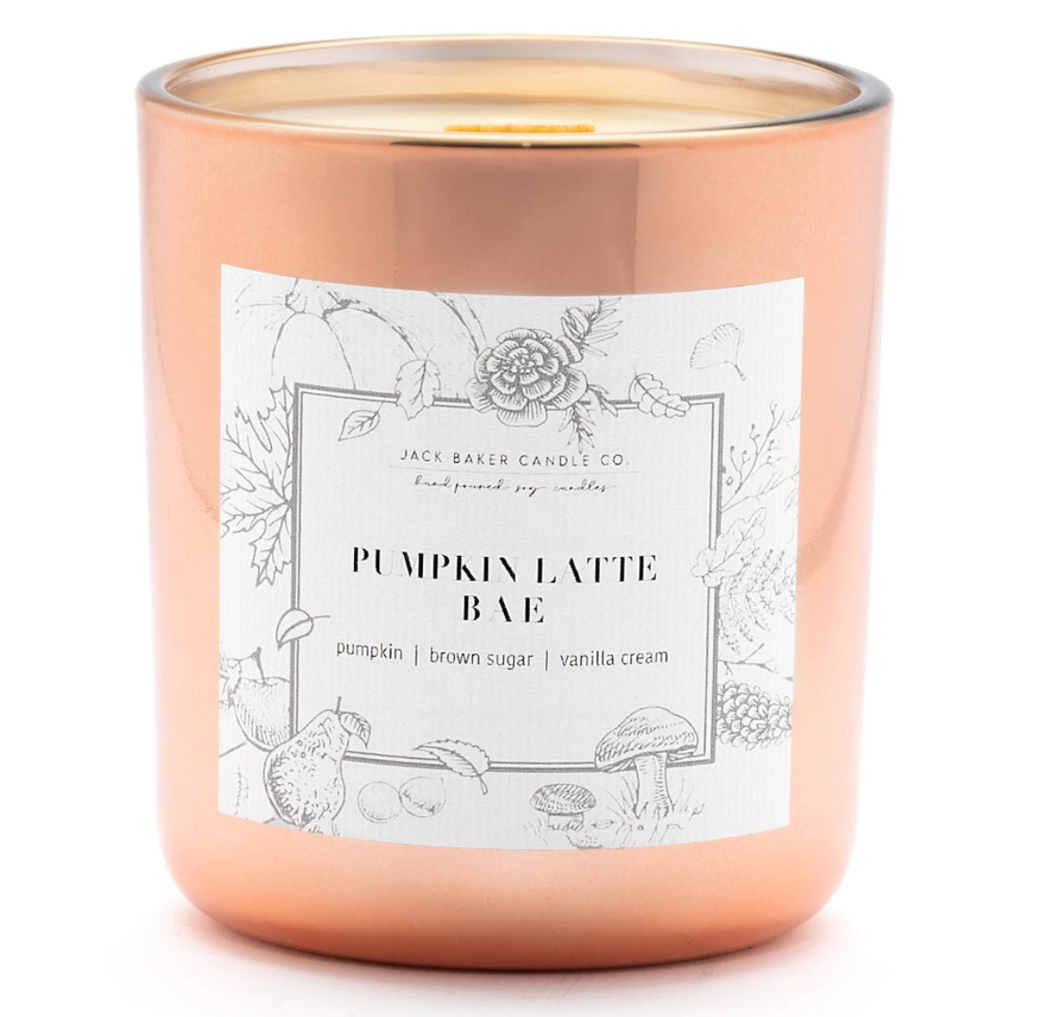 Jack Baker Jar Candle 16oz "Pumpkin Latte Bae''