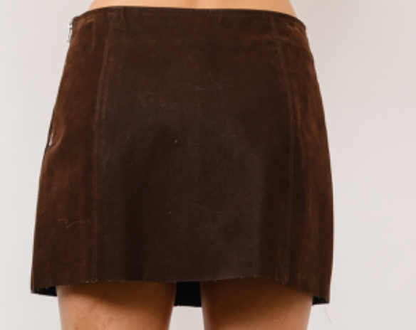 Liana Suede Mini Skort