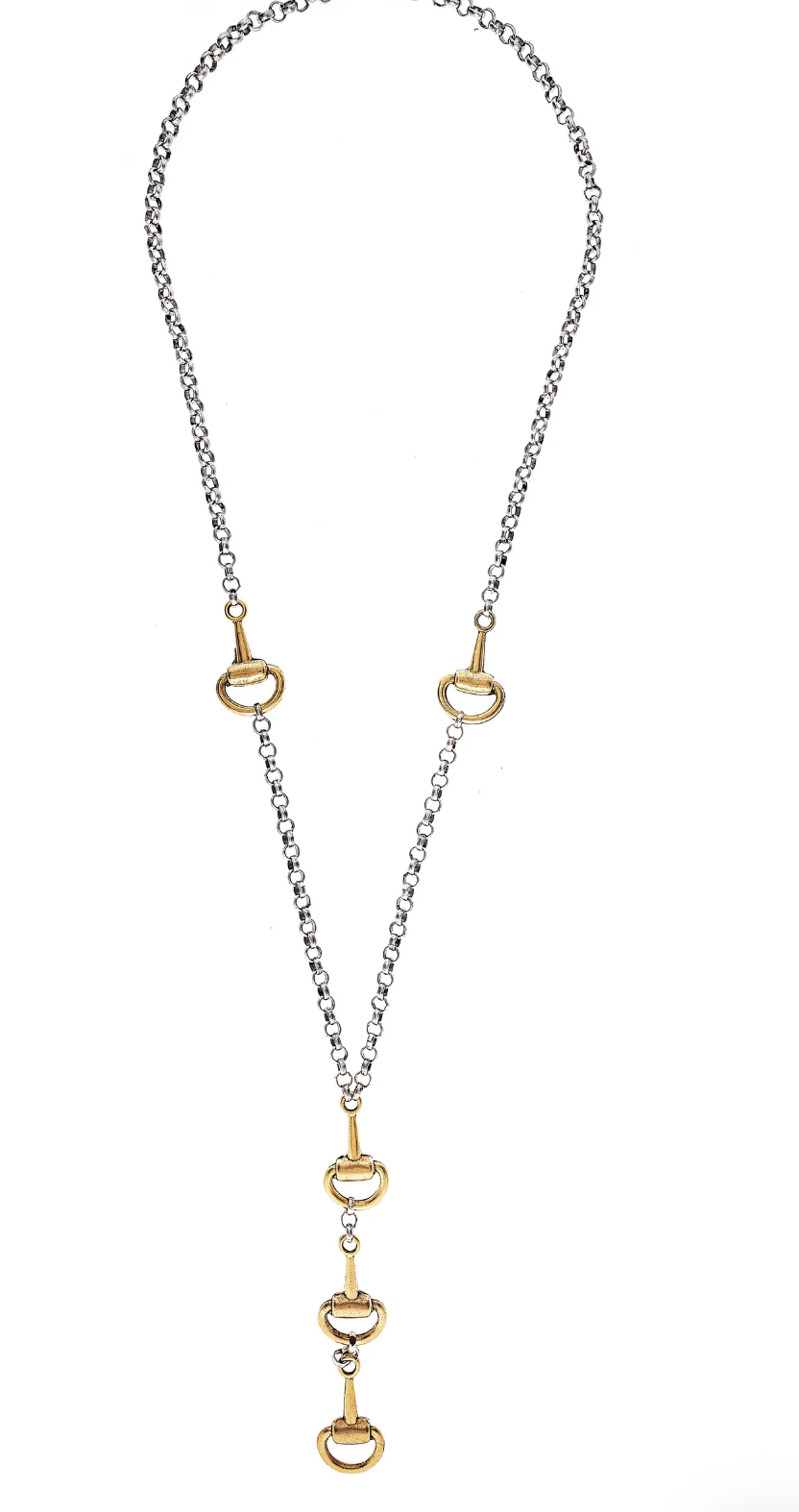 Yochi Luna Snaffle Bit Necklace