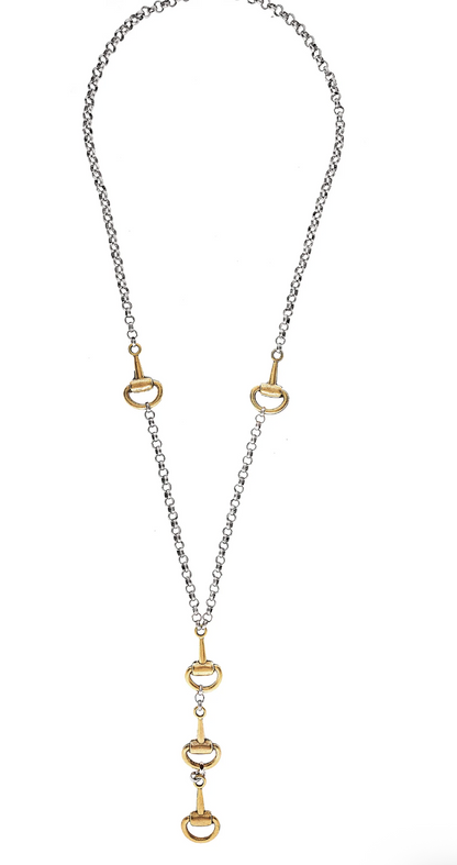 Yochi Luna Snaffle Bit Necklace