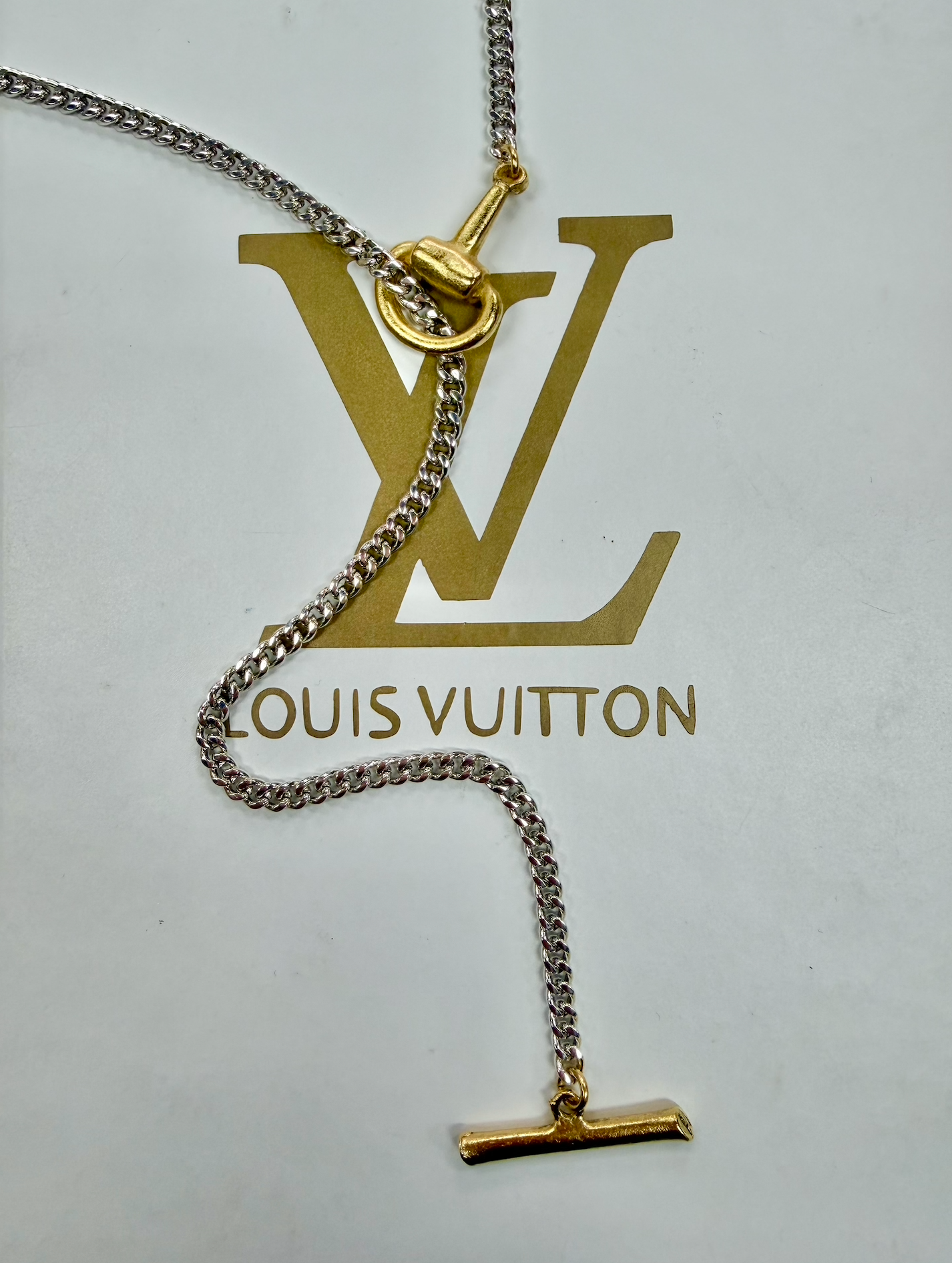 Yochi Hannah Snaffle Bit Necklace