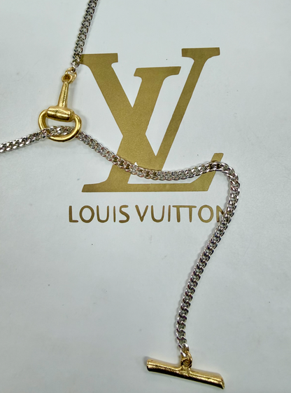 Yochi Hannah Snaffle Bit Necklace