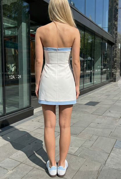Santorini Sky Mini Dress