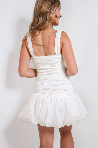 Serene Bubble Mini Dress