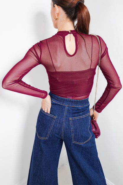 Sheer Allure Mesh Bodysuit