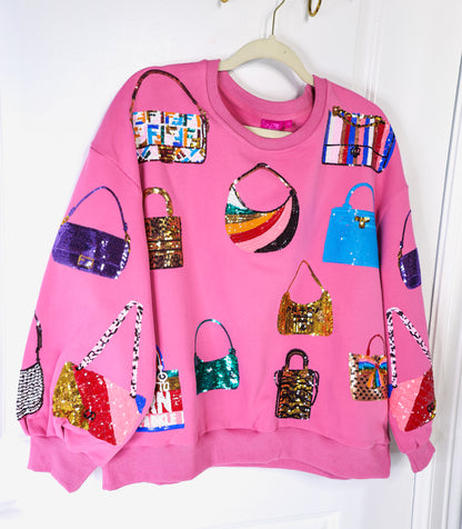 Queen of Sparkles & Purses Sweatshirt