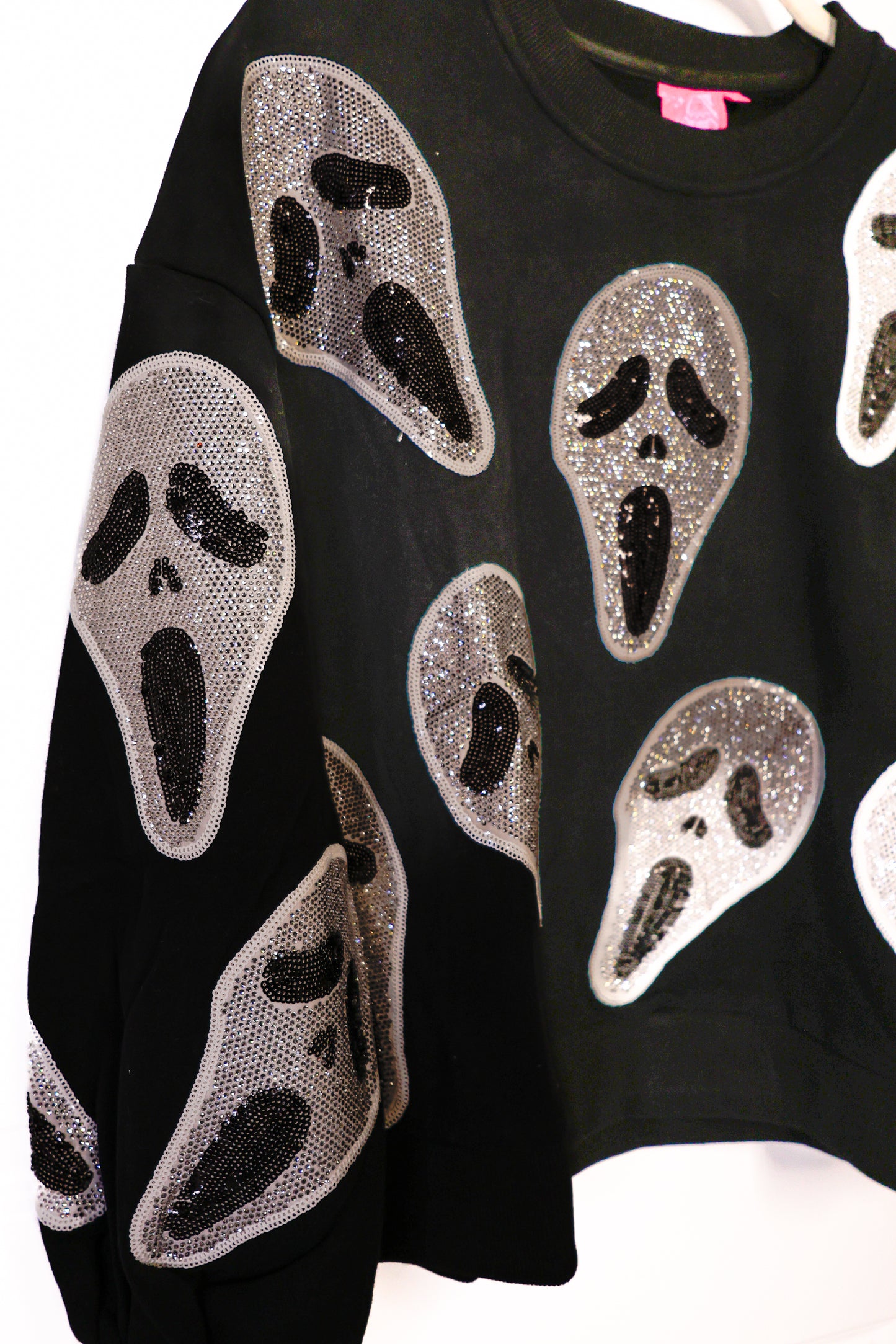 Queen Of Sparkles Scream Mask Sweatshirt