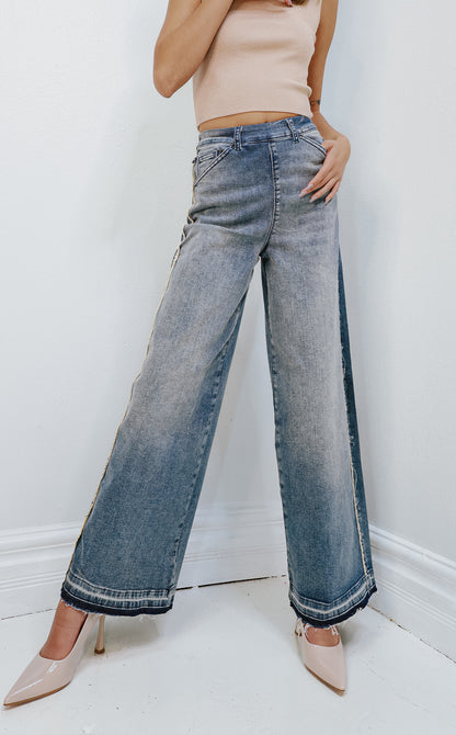 Lysse High Waisted Nutshell Midwash Jeans