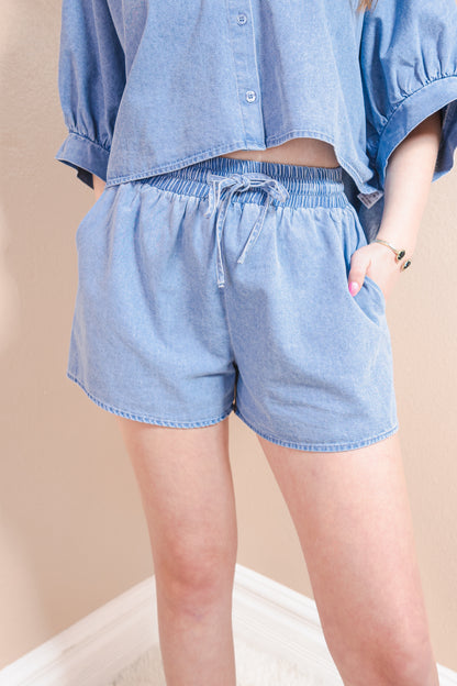 Easygoing Denim Top