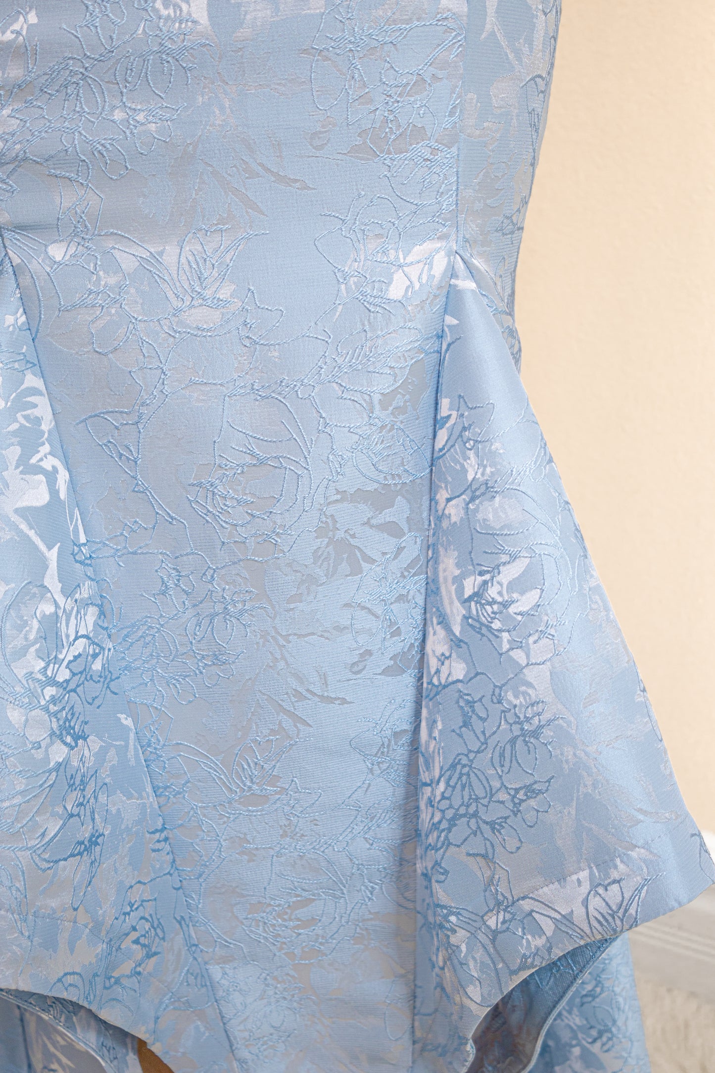 Something Blue Floral Jacquard Maxi