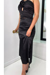 Sophia Studded Satin Midi Skirt-Skirt-KCoutureBoutique, women's boutique in Bossier City, Louisiana