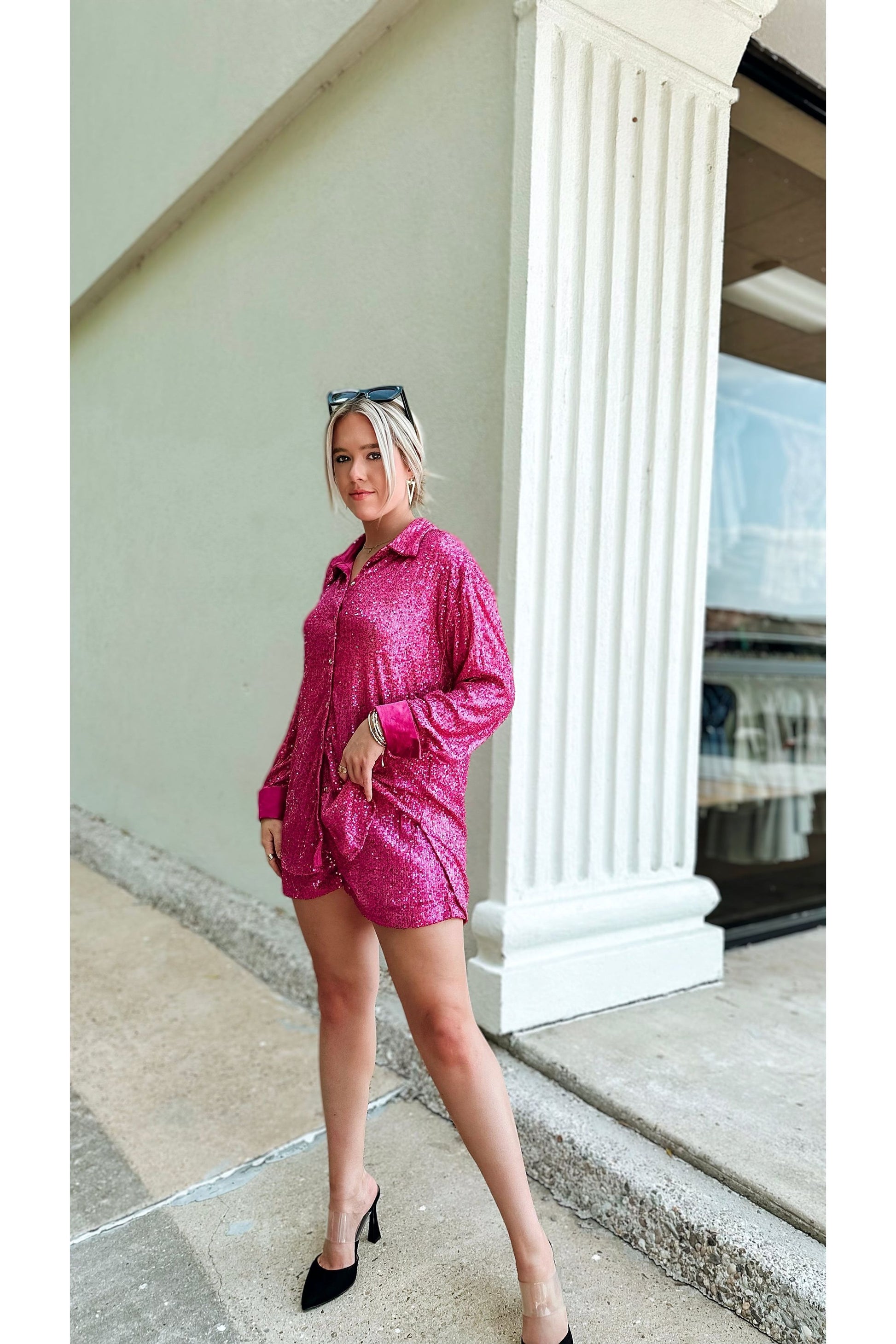 sequin dress shorts After Midnight Low Rise Sequin Mini Shorts