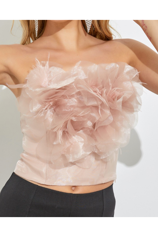 Speak To Me Flower Tube Top-Apparel & Accessories-KCoutureBoutique, women's boutique in Bossier City, Louisiana