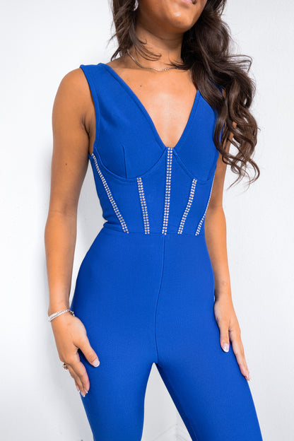 Spotlight Hour Bandage Jumpsuit