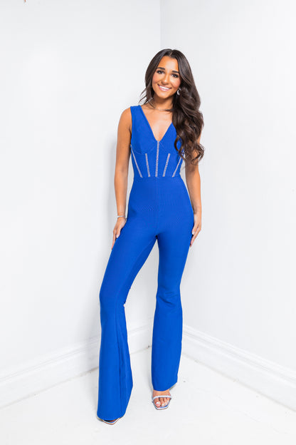 Spotlight Hour Bandage Jumpsuit