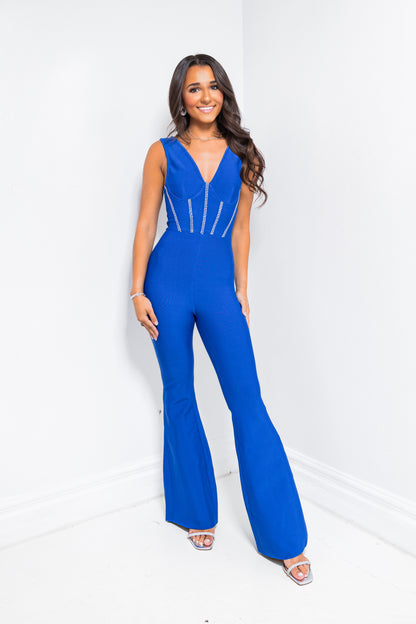 Spotlight Hour Bandage Jumpsuit