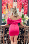 Stand Out Scuba Front Ribbon Mini cutout Dress-Dresses-KCoutureBoutique, women's boutique in Bossier City, Louisiana