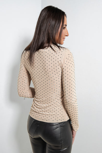 Starlight Mesh Embellished Top